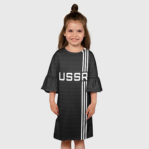 Детское платье USSR carbon / 3D-принт – фото 3