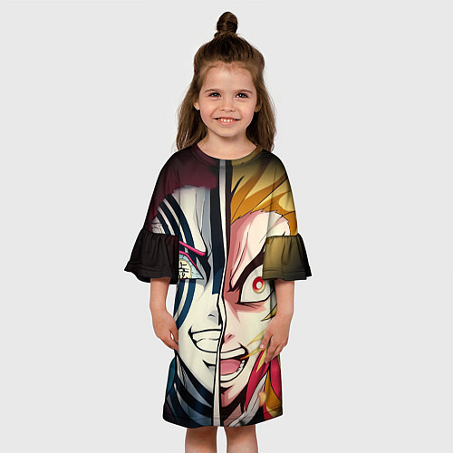 Детское платье Аказа и Ренгоку - клинок / 3D-принт – фото 3