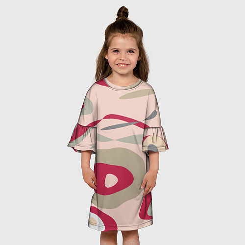 Детское платье Magenta / 3D-принт – фото 3