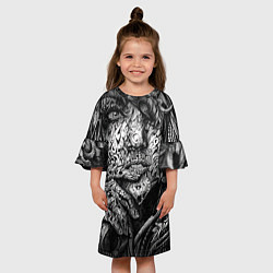 Платье клеш для девочки Древесная дева, цвет: 3D-принт — фото 2