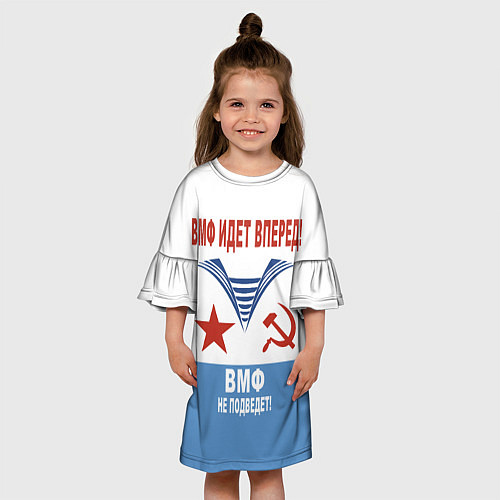 Детское платье ВМФ идёт вперёд / 3D-принт – фото 3