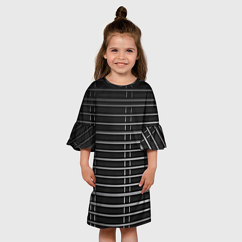 Детское платье Прямые линии / 3D-принт – фото 3