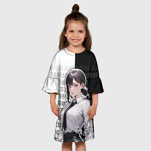 Детское платье Кобэни из аниме человек-бензопила / 3D-принт – фото 3
