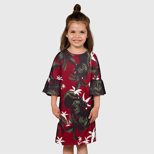 Детское платье Пальмы и Давид Микеланджело / 3D-принт – фото 3