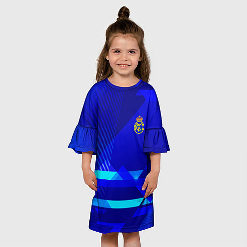 Детское платье Реал Мадрид фк эмблема / 3D-принт – фото 3