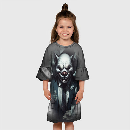 Детское платье Payday 3 wolf / 3D-принт – фото 3
