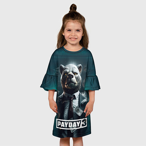 Детское платье Payday 3 bear / 3D-принт – фото 3