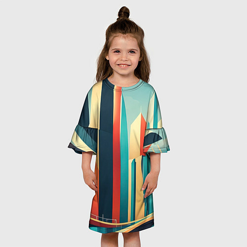 Детское платье Дневной трафик / 3D-принт – фото 3