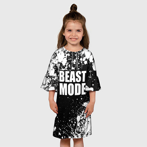 Детское платье Бист мод - брызги / 3D-принт – фото 3