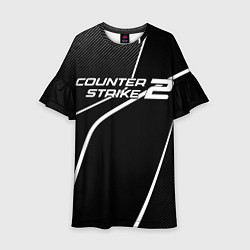 Детское платье Counter strike 2 - white line