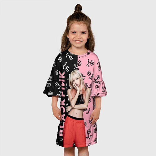 Детское платье Blackpink - Lalisa / 3D-принт – фото 3