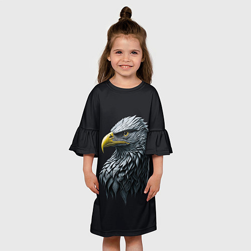Детское платье Орёл от нейросети / 3D-принт – фото 3