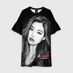 Платье клеш для девочки Jennie Kim Blackpink, цвет: 3D-принт