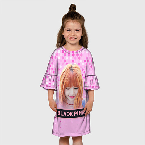 Детское платье Blackpink Lisa / 3D-принт – фото 3