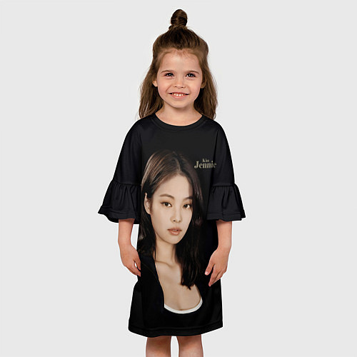 Детское платье Blackpink Jennie sportswoman / 3D-принт – фото 3