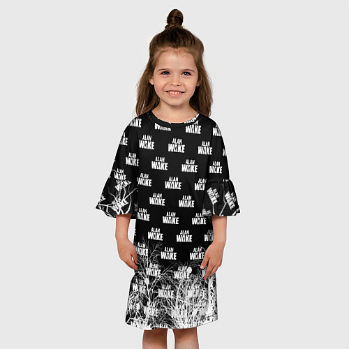 Детское платье Алан Вейк узор / 3D-принт – фото 3