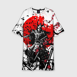 Платье клеш для девочки Bushido warrior, цвет: 3D-принт