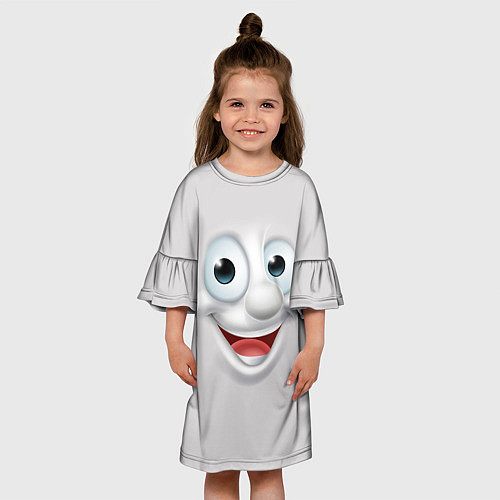 Детское платье Милая улыбка / 3D-принт – фото 3