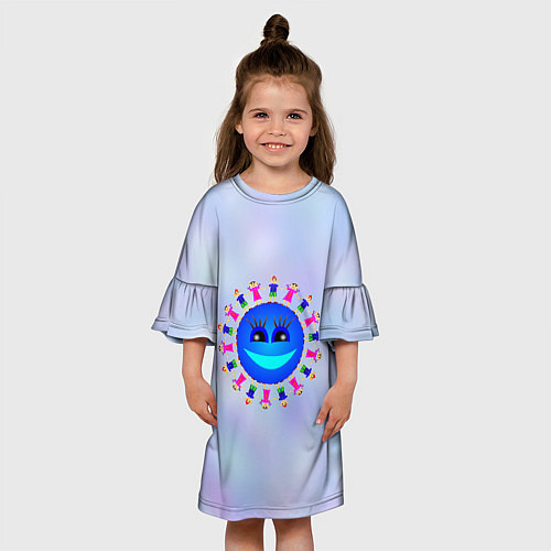 Детское платье Земля детей / 3D-принт – фото 3