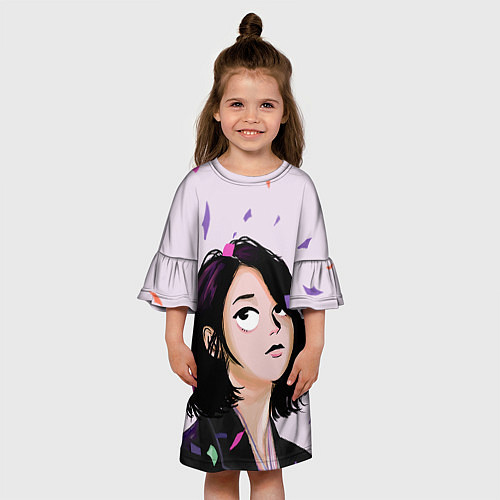 Детское платье IU Art / 3D-принт – фото 3