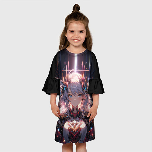 Детское платье Киана Каслана - Honkai impact / 3D-принт – фото 3