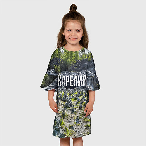 Детское платье Карелия / 3D-принт – фото 3