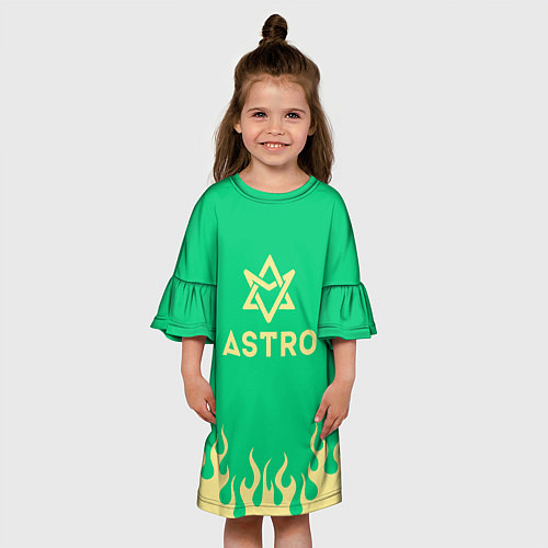 Детское платье Astro fire / 3D-принт – фото 3