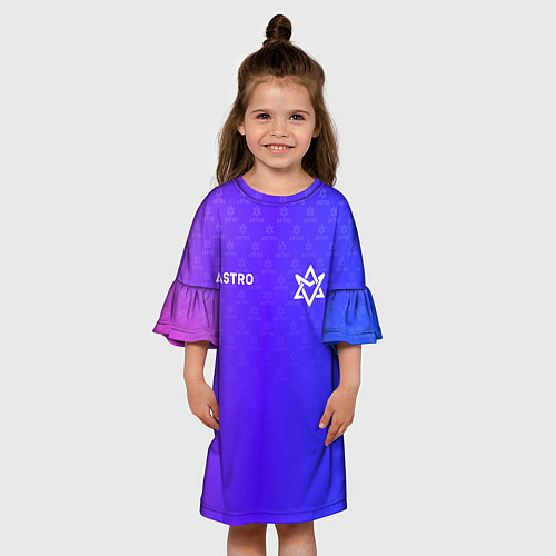 Детское платье Astro pattern / 3D-принт – фото 3