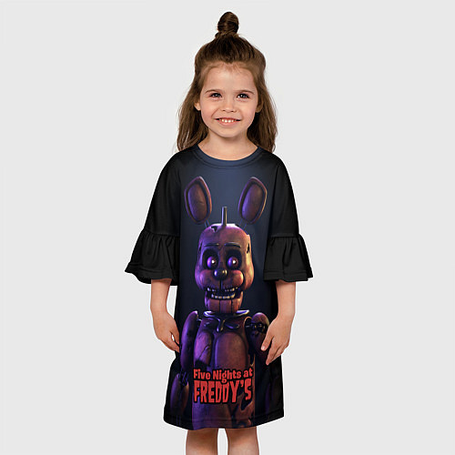 Детское платье Five Nights at Freddys Bonnie / 3D-принт – фото 3