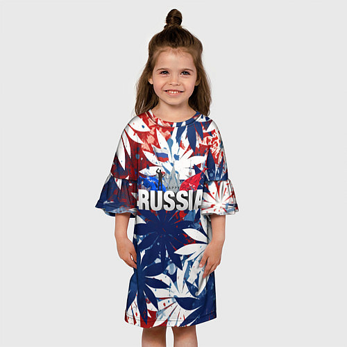 Детское платье Russia лепестки / 3D-принт – фото 3