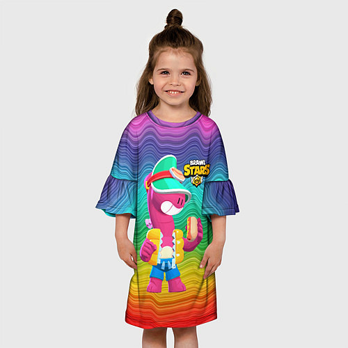 Детское платье Doug Brawl stars / 3D-принт – фото 3