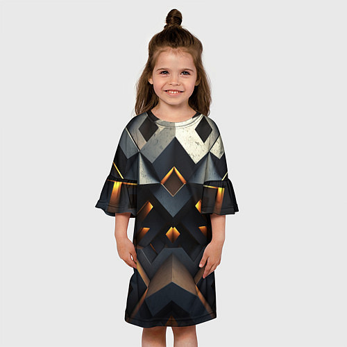 Детское платье Объемные конструкция / 3D-принт – фото 3