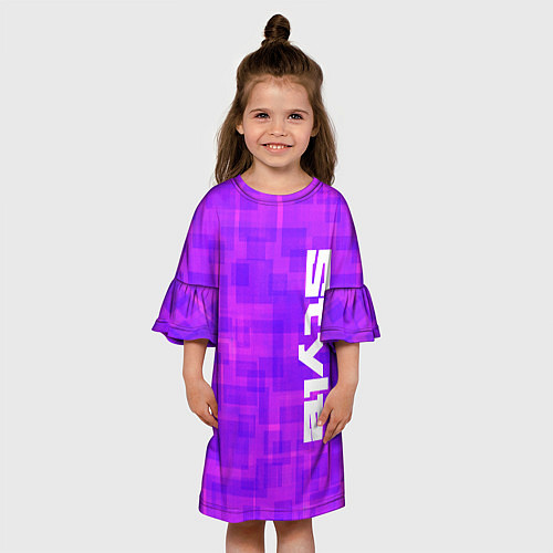 Детское платье Стиль ИИ / 3D-принт – фото 3