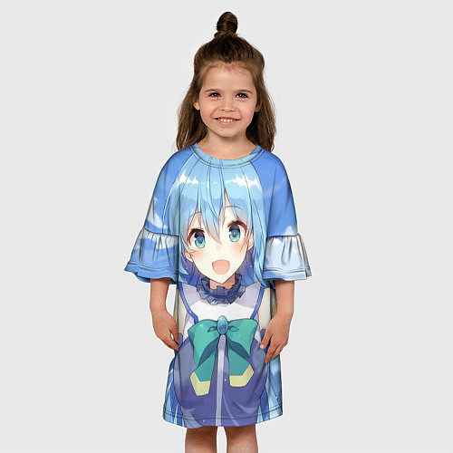 Детское платье Коносуба Аква / 3D-принт – фото 3