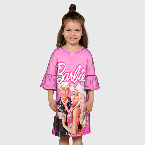 Детское платье Барби и Кен Фильм / 3D-принт – фото 3