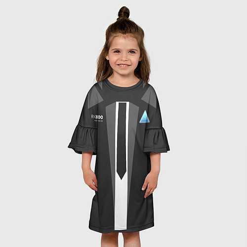 Детское платье Detroit: Become classy human / 3D-принт – фото 3