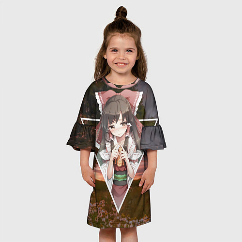 Детское платье Touhou Project Reimu / 3D-принт – фото 3