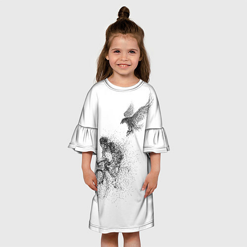 Детское платье Скорость,моя стихия / 3D-принт – фото 3