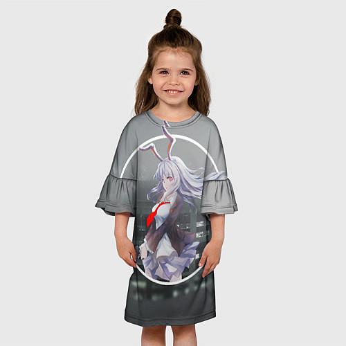 Детское платье Touhou Project Рейсен Удонгейн Инаба / 3D-принт – фото 3