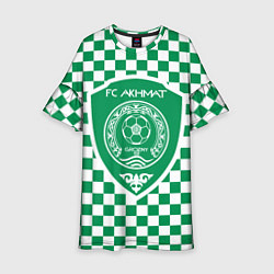Платье клеш для девочки Футбольный Клуб Ахмат, цвет: 3D-принт