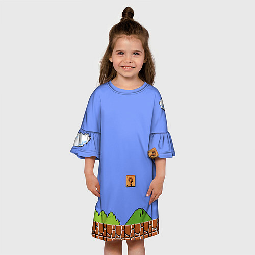 Детское платье Первый уровень Марио / 3D-принт – фото 3