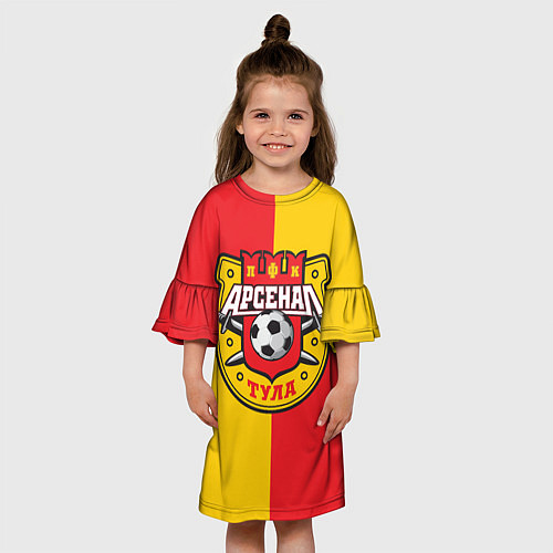 Детское платье Арсенал Тула ФК / 3D-принт – фото 3