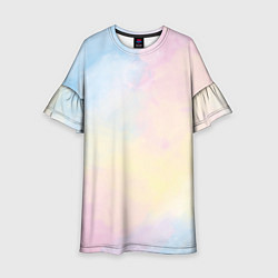 Платье клеш для девочки Tie dye из сериала убийства в одном здании, цвет: 3D-принт