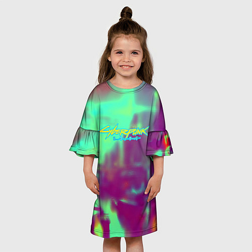 Детское платье Киберпанк новый уровень / 3D-принт – фото 3