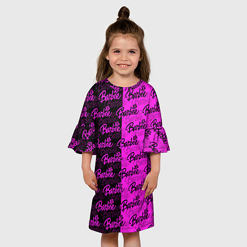 Детское платье Bardie - pattern - black / 3D-принт – фото 3