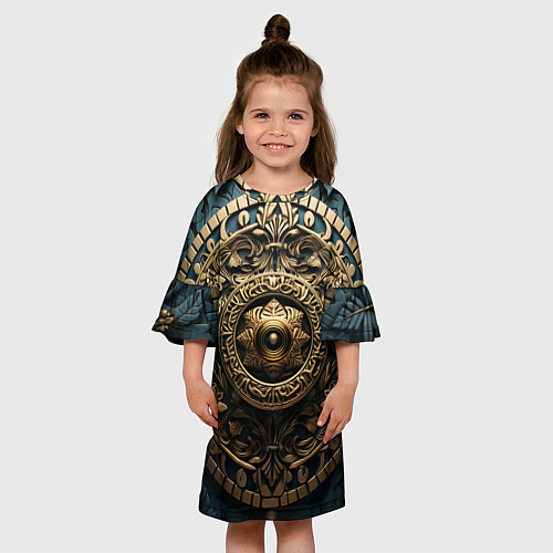 Детское платье Орнамент в кельтском стиле / 3D-принт – фото 3