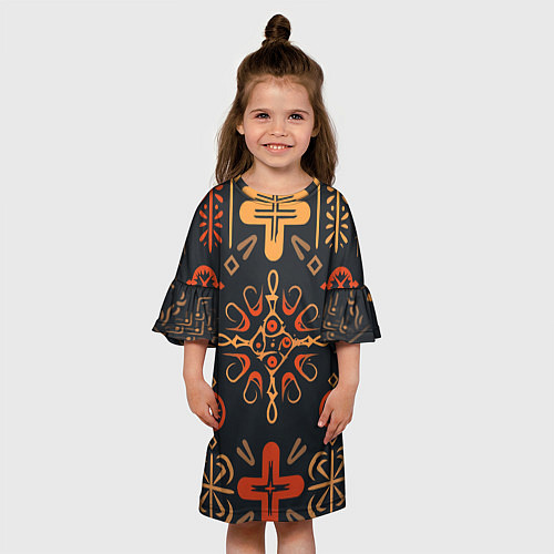 Детское платье Орнамент в славянском стиле / 3D-принт – фото 3