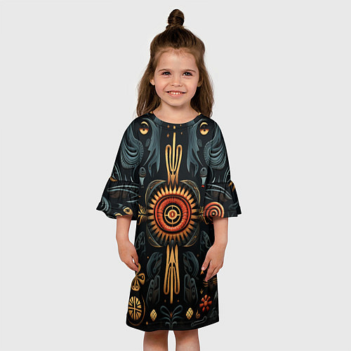 Детское платье Паттерн в славянской стилистике / 3D-принт – фото 3