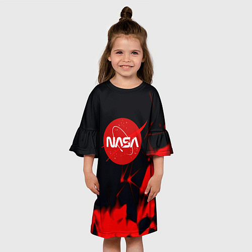 Детское платье Nasa abstract / 3D-принт – фото 3