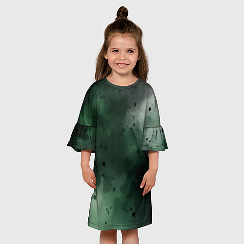 Детское платье Акварелика / 3D-принт – фото 3